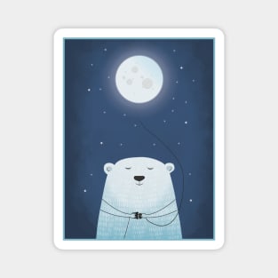 Good Night Light Polar Bear Magnet