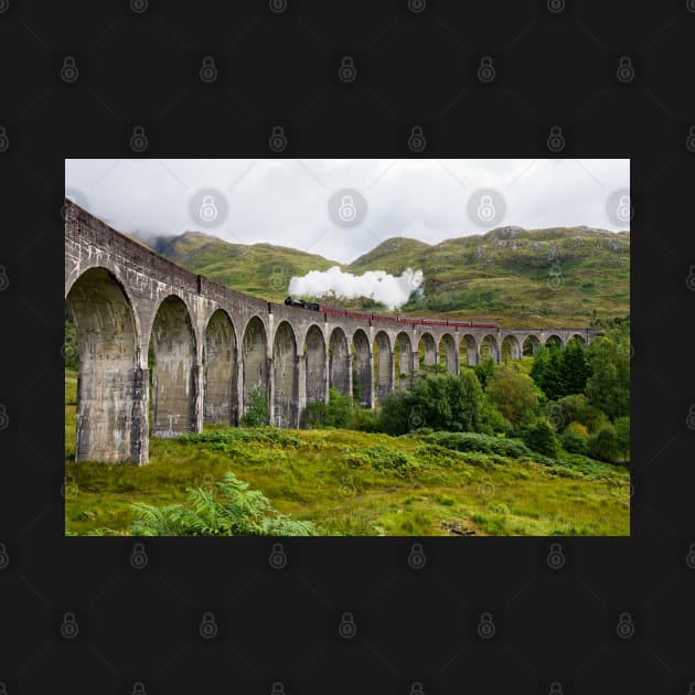 Glenfinnan railway viaduct in the Scottish Highlands by Dolfilms