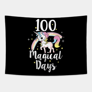 100 Days Of School Cute T-shirt Tapestry