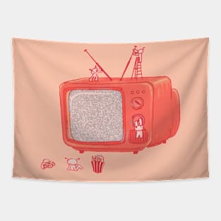 Snow TV Tapestry