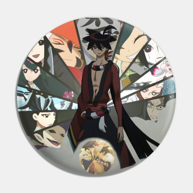 Katanagatari Shichika Memory Pin by ChromaHope