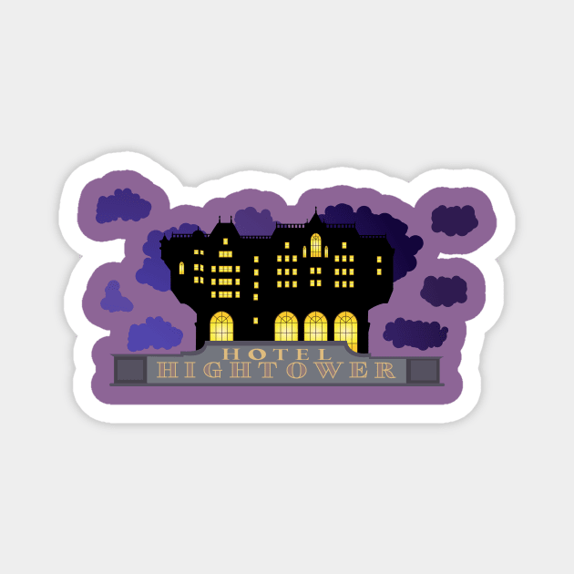 Hotel Hightower Magnet by Geishas and Gasmasks