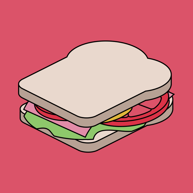 Unexploded Sandwich Diagram.  Graphic Artwork by ColinKinnis