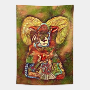 Mountain Ram 10 Tapestry