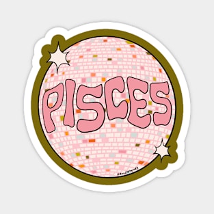 Pisces Disco Ball Magnet