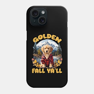 Golden Fall Ya'll - Golden Retiever Phone Case