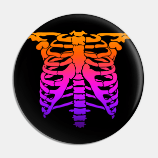 Skeleton Rib Cage ✅ Halloween Pin