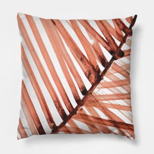 watercolor lines palm leaf 2 Pillow