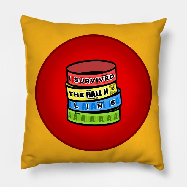 I Survived the Hall H Line - F&B Pillow by Nightwing Futures