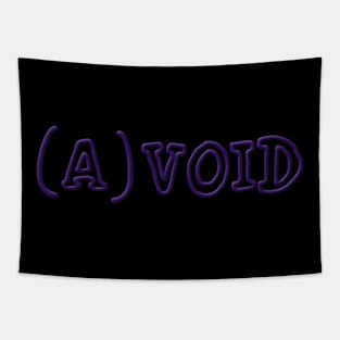 Dark Void Aesthetic Tapestry