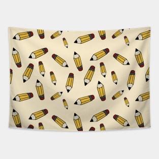 Yellow Pencil Pattern - Back to School 2024 / 2025 Tapestry