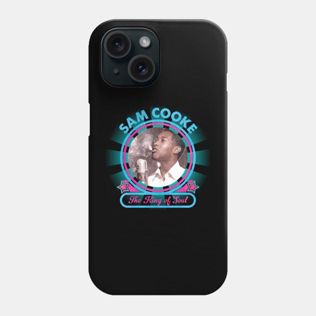 Sam Cooke The King Of Soul Phone Case by joeysartworld