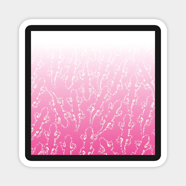 Lizard glitter in pink Magnet by cocodes