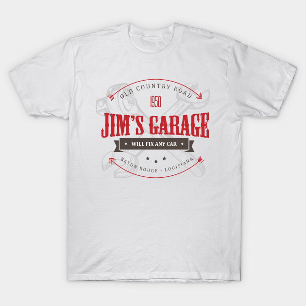 Discover Jim's Garage - Cars - T-Shirt