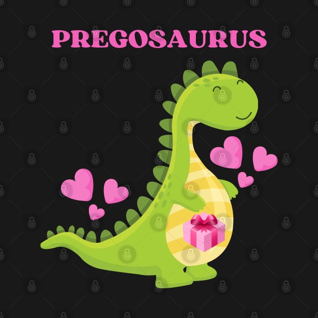 Pregosaurus - Preggosaurus cute pregnancy dinosaur mamasaurus for a mom to be by Rubi16