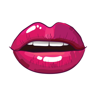 Sexy Woman Lips with Lip Gloss T-Shirt