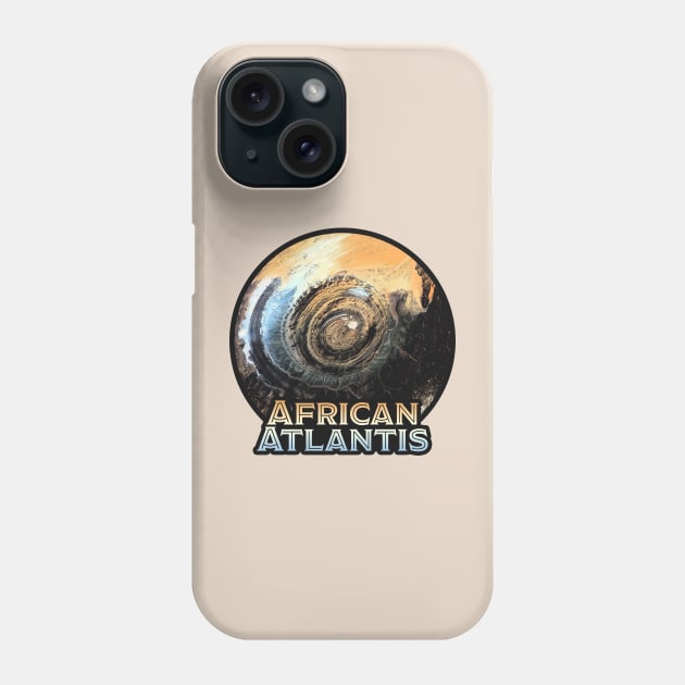 African Atlantis Richat Structure Phone Case by Benny Bearproof