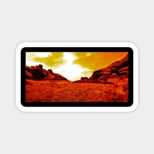 Red Rocks Magnet