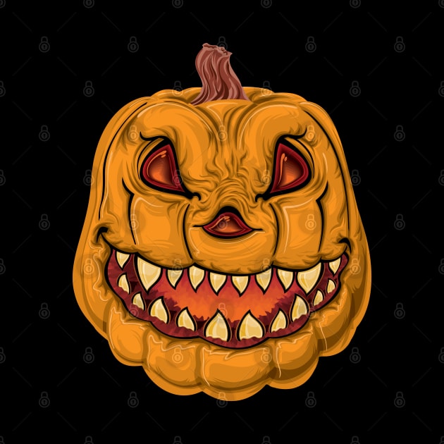 Spooky Pumpkin Monster Design by TF Brands