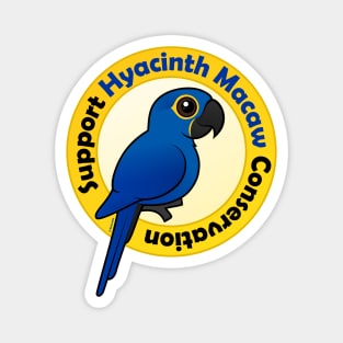 Support Hyacinth Macaw Conservation Magnet