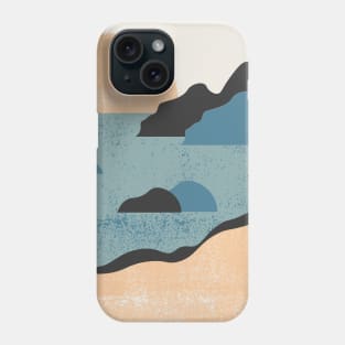 Ocean Breeze - Seaside beach Landscape Art - Mountains Hiking - Sunset Adventure - Blue Lagoon - Seaside Art - Sunrise Mountains Phone Case