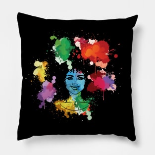 Black Girl Magic Melanin Pride Gift Pillow