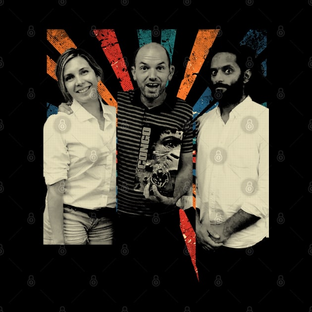 June Diane,Paul Scheer,Jason Mantzoukas by ArmandoApparel