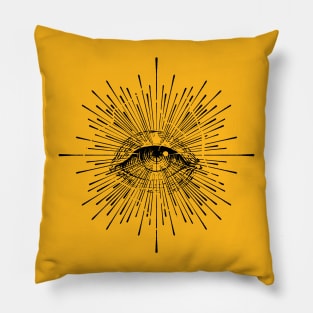 blackworkers ONE EYES Pillow