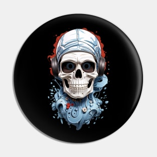 Skeleton DJ Vibes! Pin