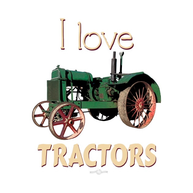 I Love Tractors Hart Parr by seadogprints