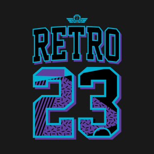 Retro 23 Throwback Aqua Sneaker T-Shirt