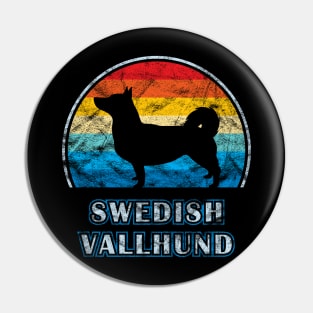 Swedish Vallhund Vintage Design Dog Pin