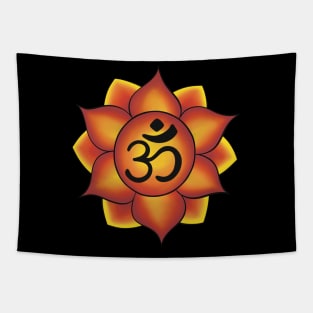 Sunburst ohm design Tapestry