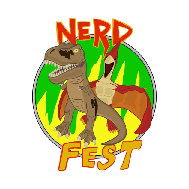 Nerd Fest Scout and Jurassica by thechiz