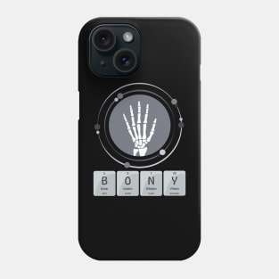 Bony skeletal hand x ray Phone Case