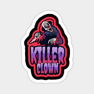 Killer Psycho Clown Magnet