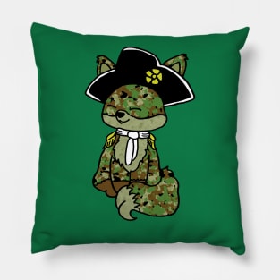 Camo Swamp Fox Pillow