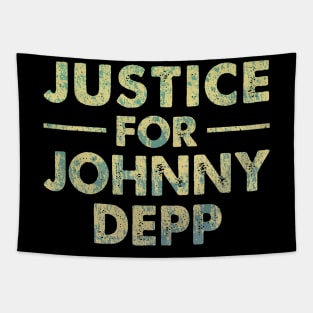 Justice For Johnny Depp Tapestry