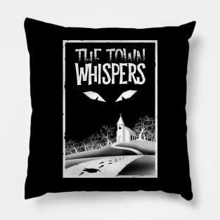 The Town Whispers Classic - Bordered Pillow