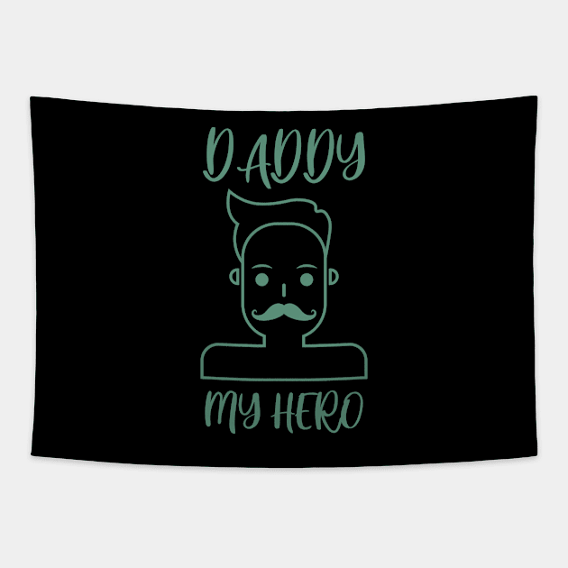 daddy my hero Tapestry by samzizou