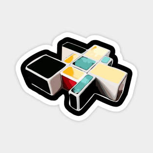 Magic Cube Floppy Magnet