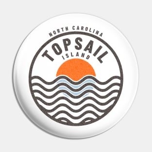 Topsail Island, NC Summertime Vacationing Sunrise Waves Pin