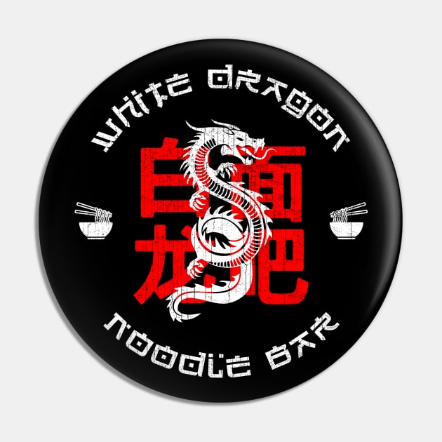 White Dragon ✅ Noodles Bar Pin by Sachpica