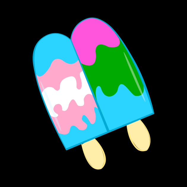 Paired Popsicle Pride by traditionation