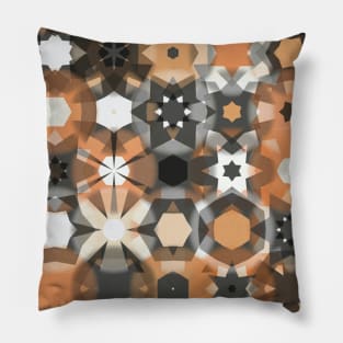 Autumn Plaid Mosaic Fall Pillow