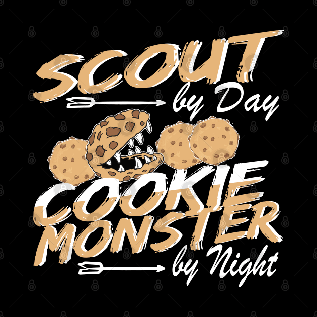 Scout by Day Cookie Monster by Night Troop leader by Aistee Designs