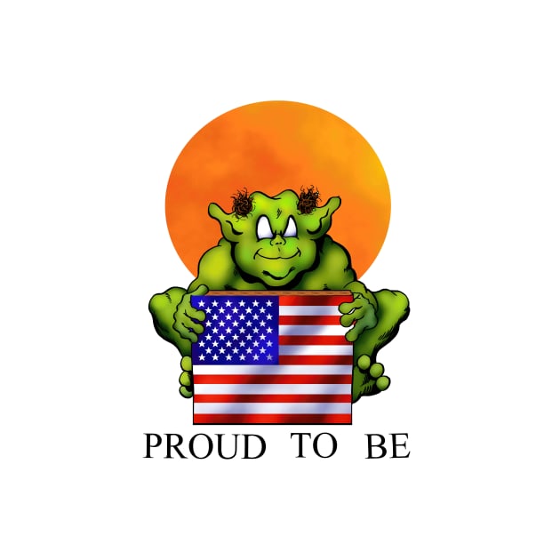 American Flag Proud Trollord by TRU STUDIOS 