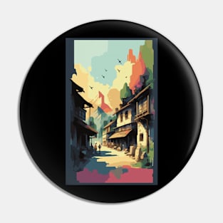 Imaginary city Pin