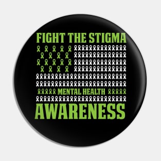 Mental Health Matters End The Stigma Psychology Therapy Pin