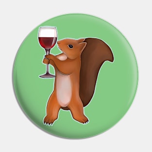 squirrel the wine master Pin